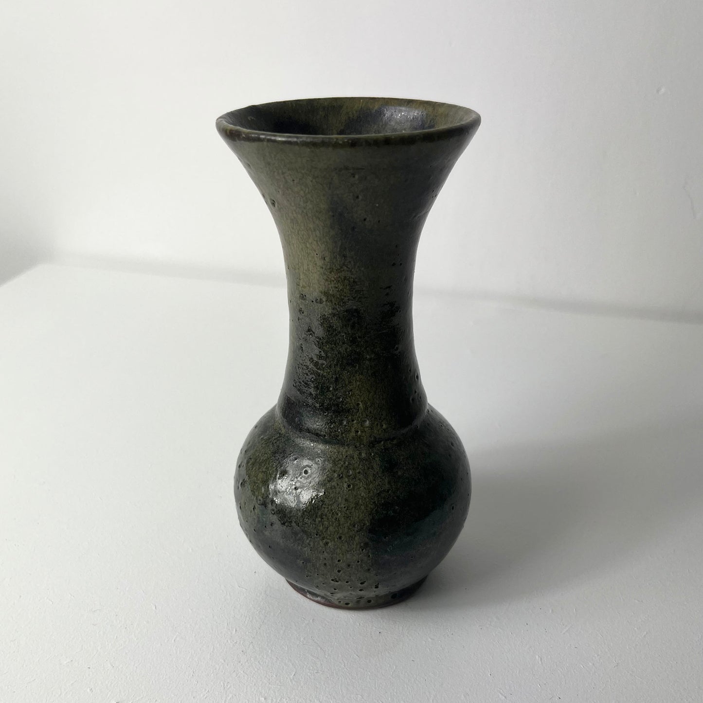 Vase, Stoneware, long neck 1960/70