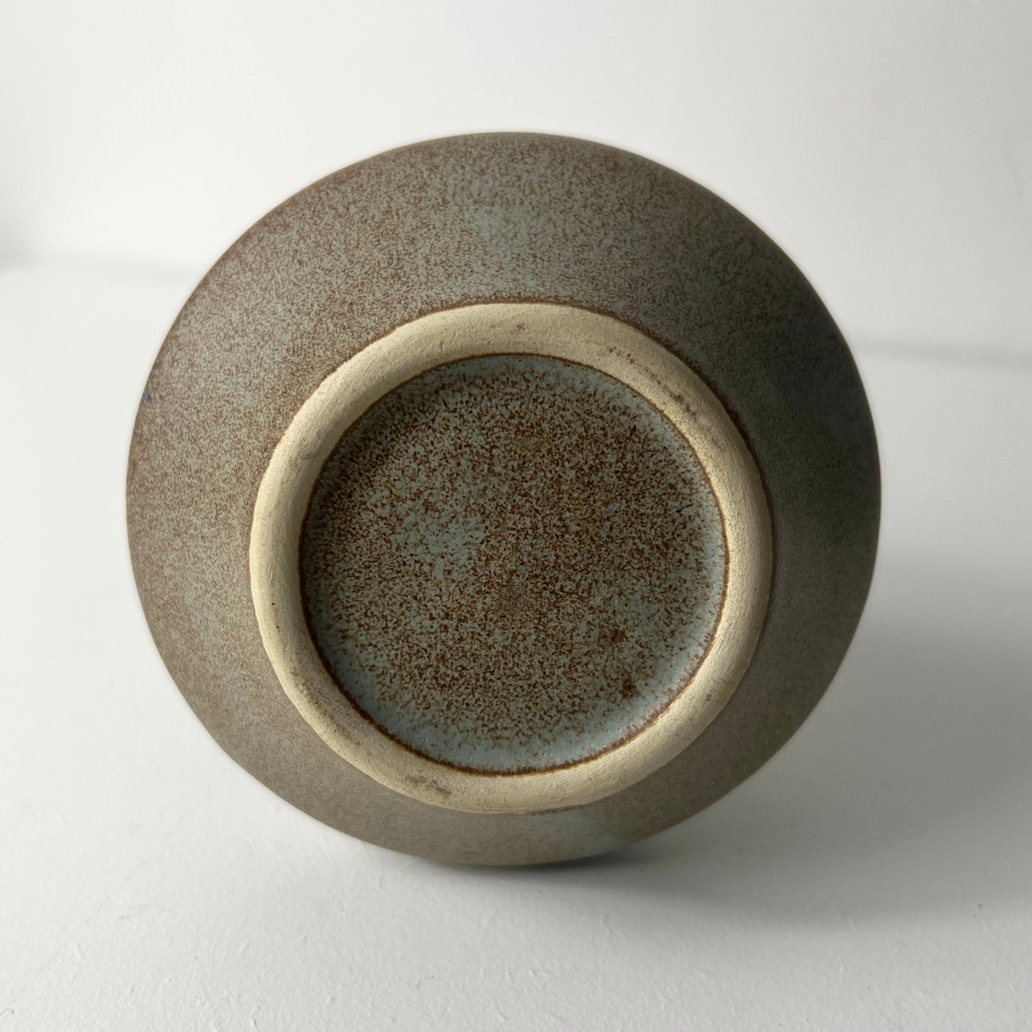 Vase, Stoneware long neck.