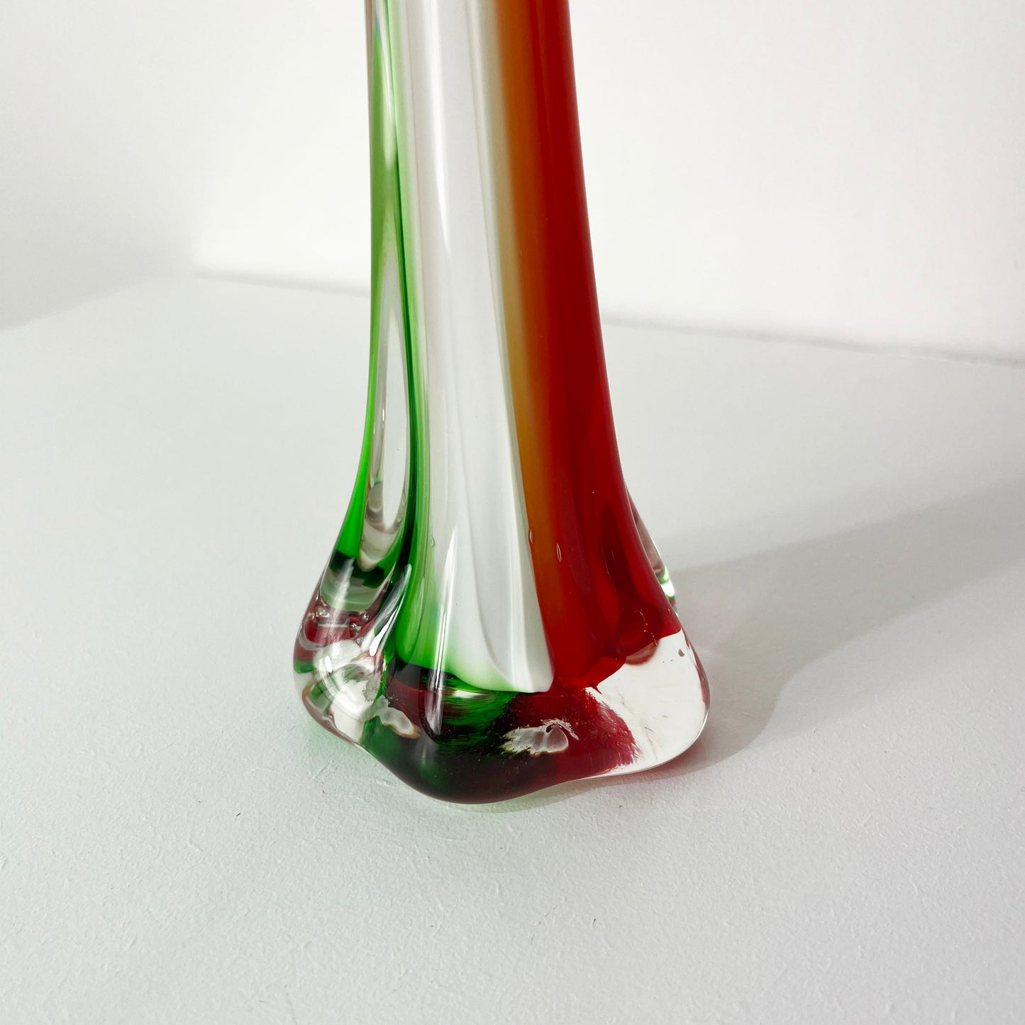 Vase, Hand Blown, Murano style shape.