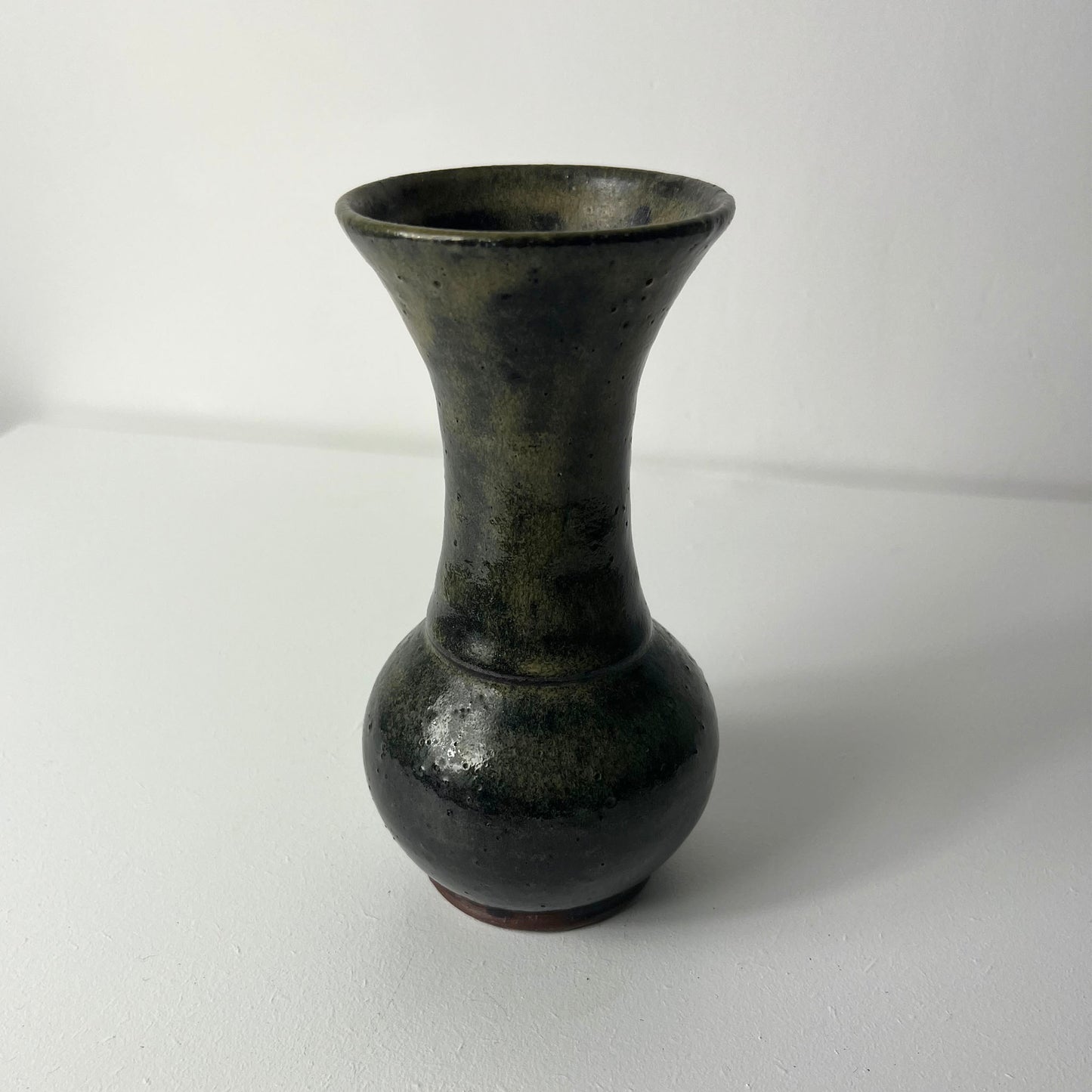 Vase, Stoneware, long neck 1960/70
