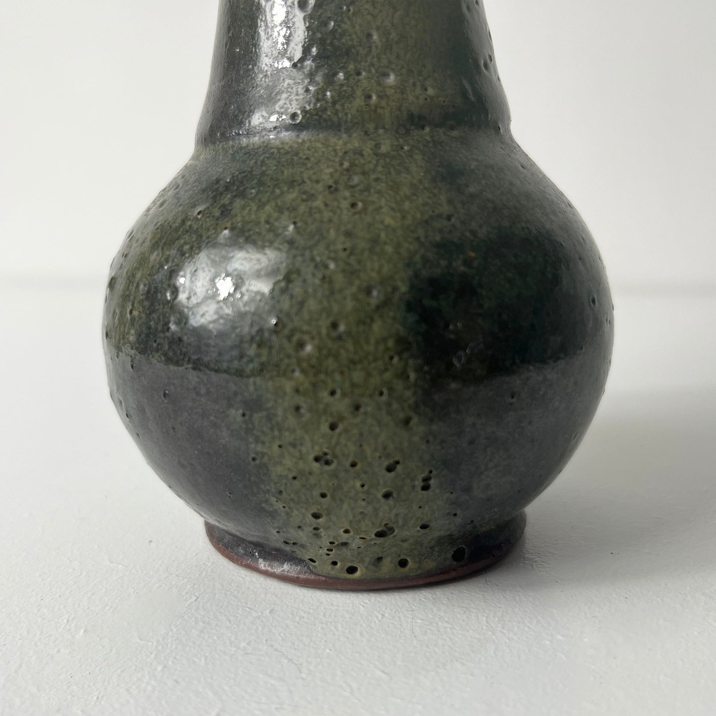 Vase, Stoneware, long neck 1960/70
