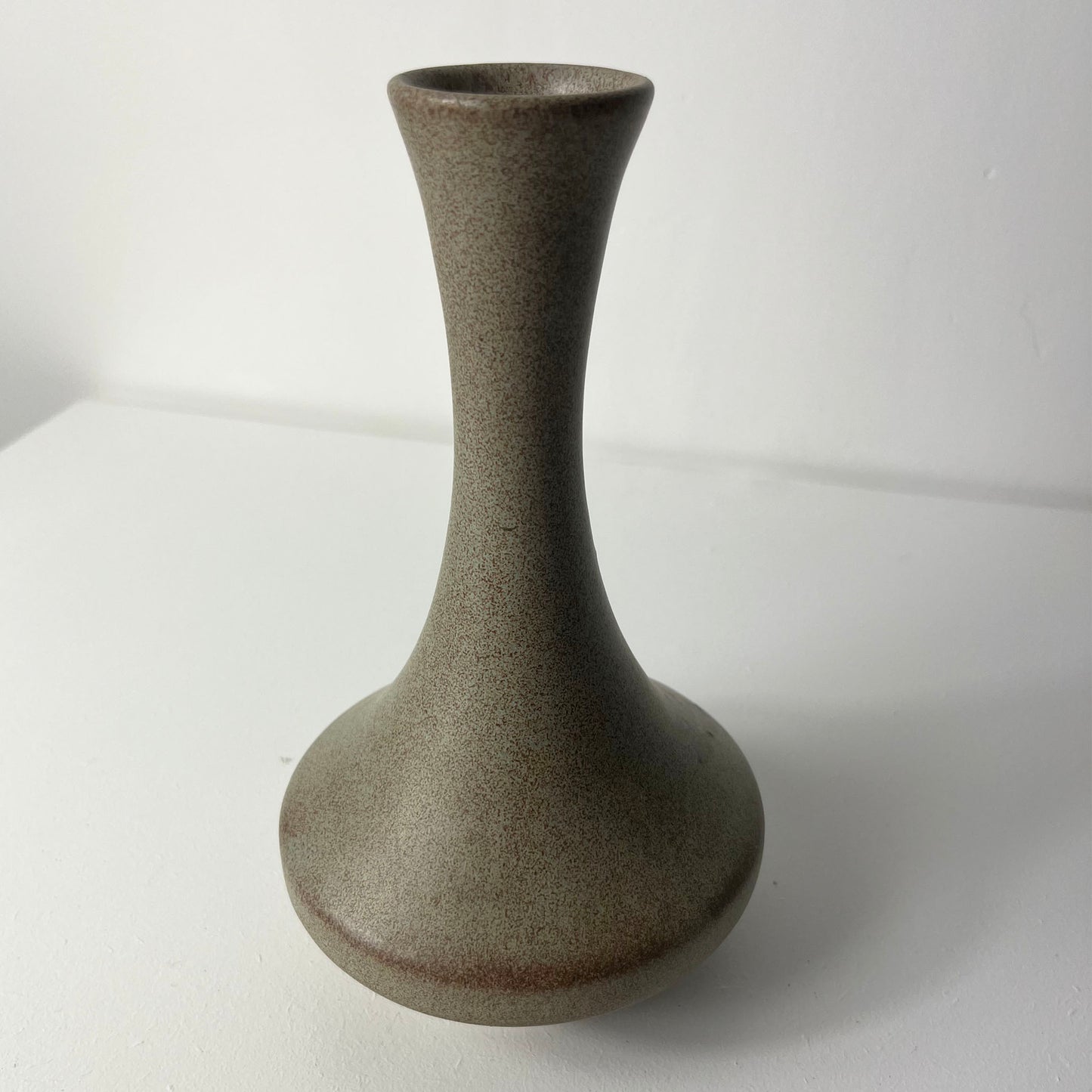 Vase, Stoneware long neck.