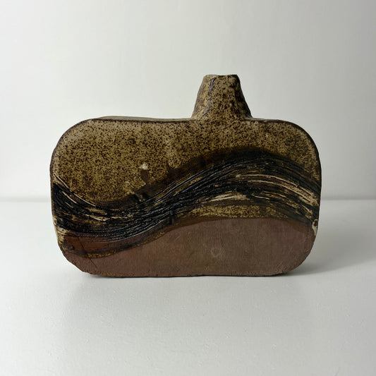 Studio Pottery, Slab technique, With funnel, by Ross Watson.