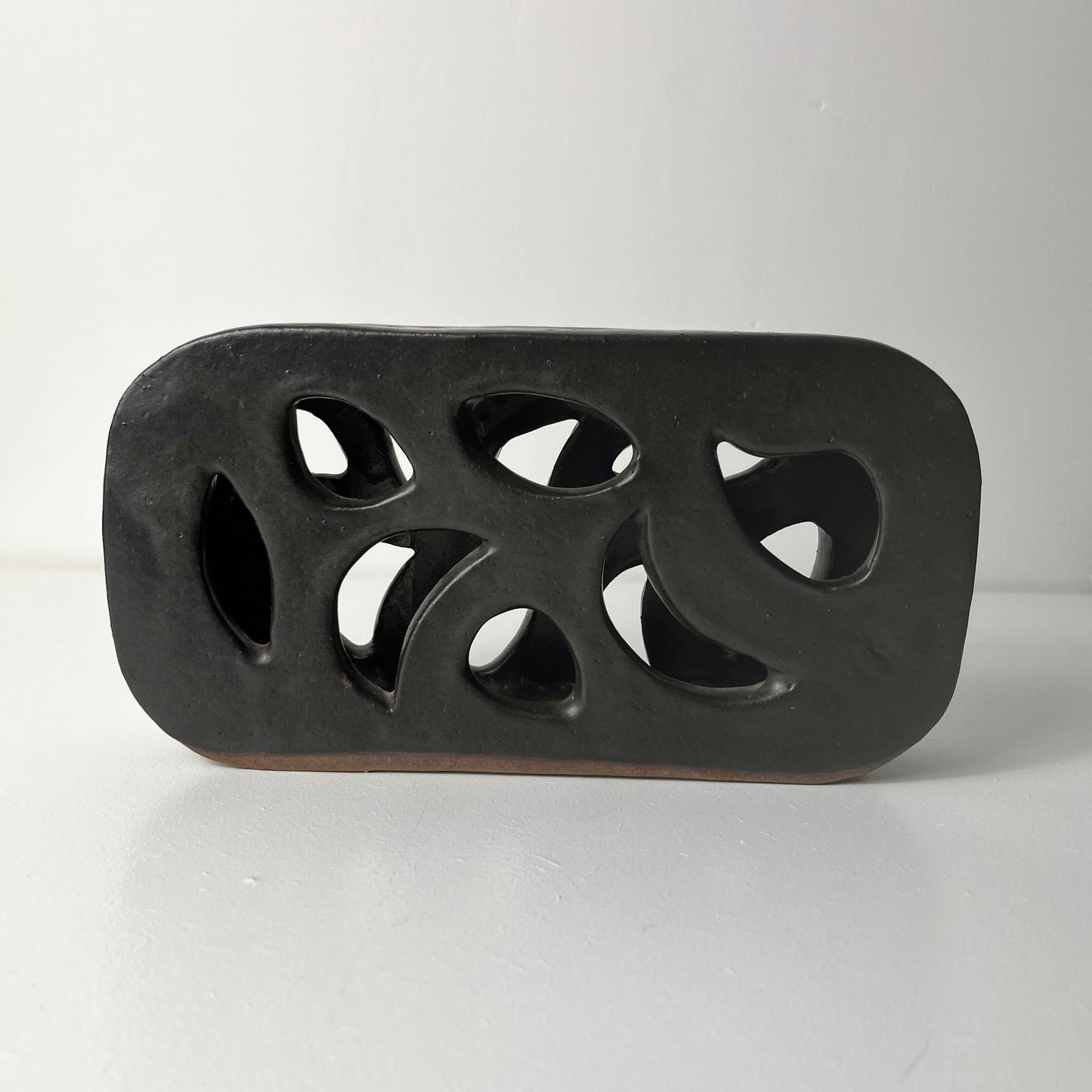 Studio Pottery, Slab technique, With cut shapes by Ross Watson
